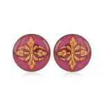 Blue Sebka Cufflinks - Moorish Enamel Geometric Art | Jaipurio